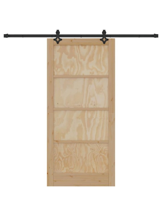 Liugukse komplekt manuaalne naturaalne ja must 93 x 202 cm