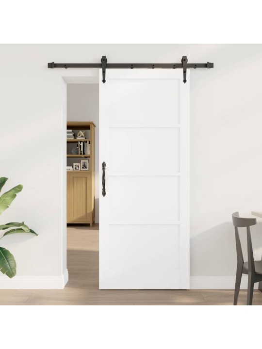 Liuguks valge 83 x 202 cm männipuit