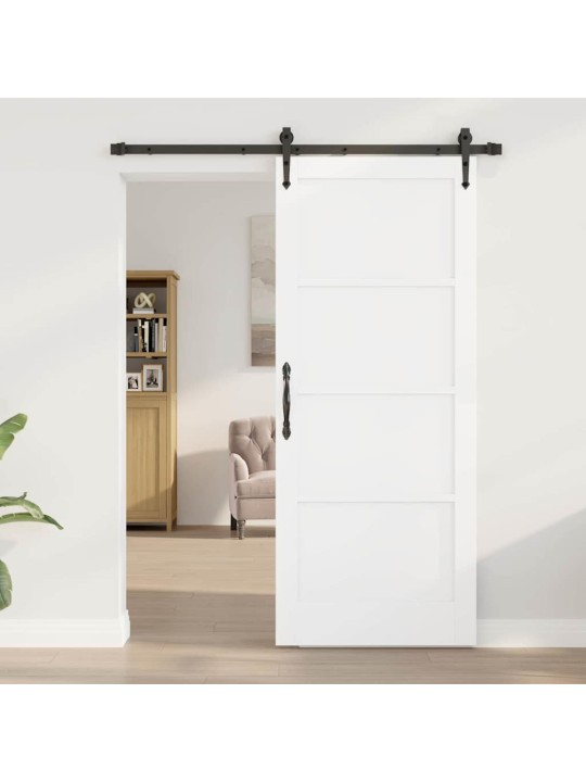 Liuguks valge 83 x 202 cm männipuit