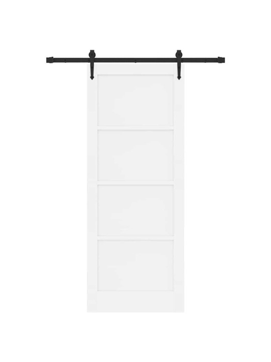 Liuguks valge 83 x 211 cm männipuit