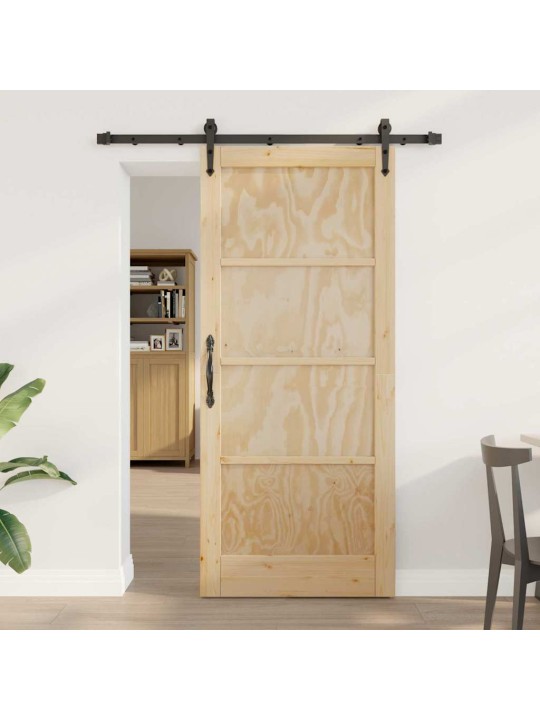 Liuguks pruun 86 x 198.5 cm männipuit