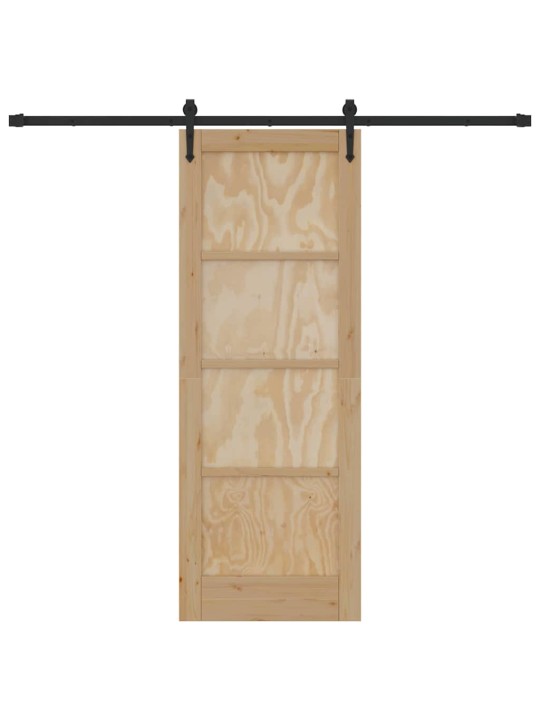 Liuguks pruun 73.5 x 198.5 cm männipuit