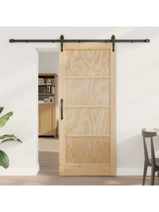 Liuguks pruun 86 x 198.5 cm männipuit