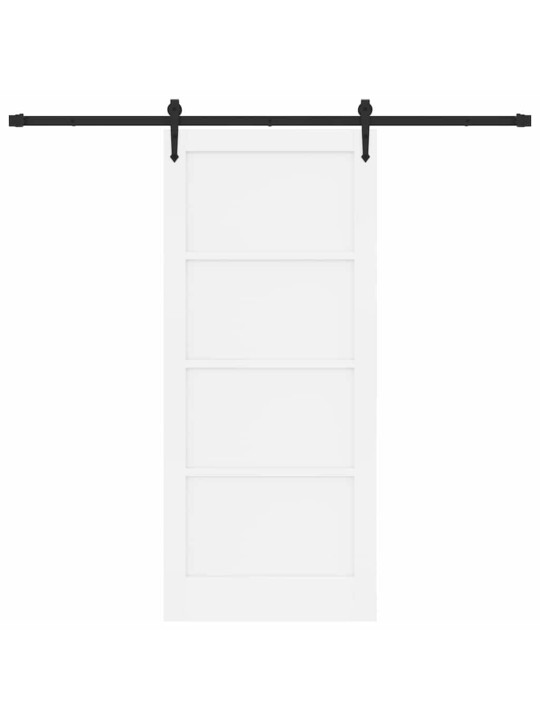 Liuguks valge 86 x 198.5 cm männipuit