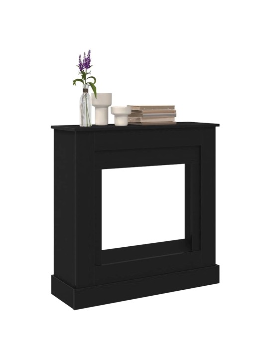 KAMINAÜMBRUS MUST TAMM 90X30X90 CM ENGINEERED WOOD