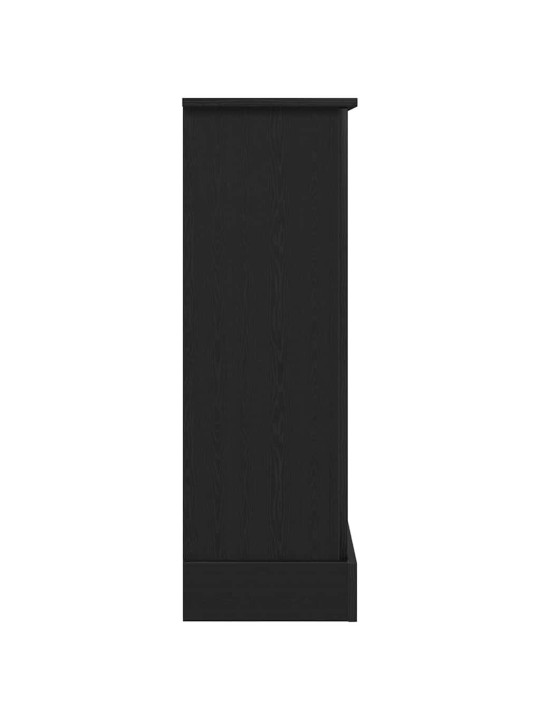 KAMINAÜMBRUS MUST TAMM 90X30X90 CM ENGINEERED WOOD