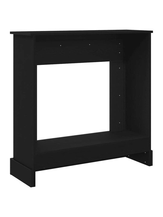KAMINAÜMBRUS MUST TAMM 90X30X90 CM ENGINEERED WOOD