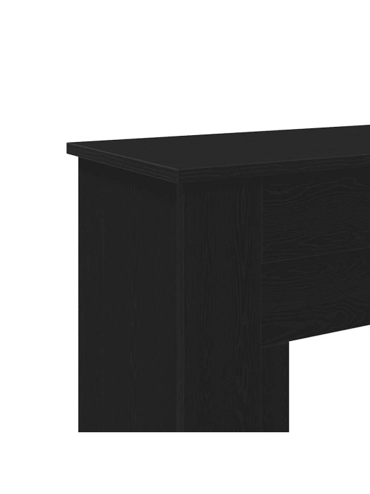 KAMINAÜMBRUS MUST TAMM 90X30X90 CM ENGINEERED WOOD