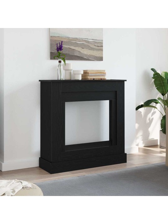 KAMINAÜMBRUS MUST TAMM 90X30X90 CM ENGINEERED WOOD
