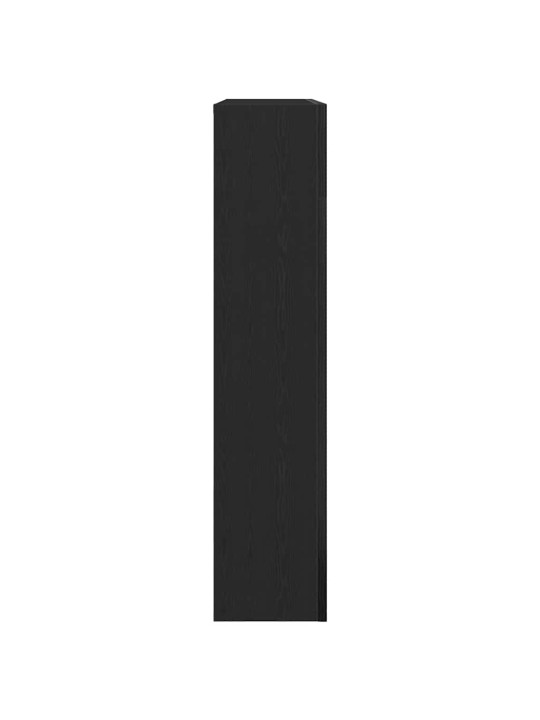 KAMINAÜMBRUS MUST TAMM 81X18X82 CM ENGINEERED WOOD