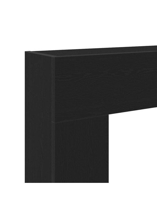 KAMINAÜMBRUS MUST TAMM 81X18X82 CM ENGINEERED WOOD