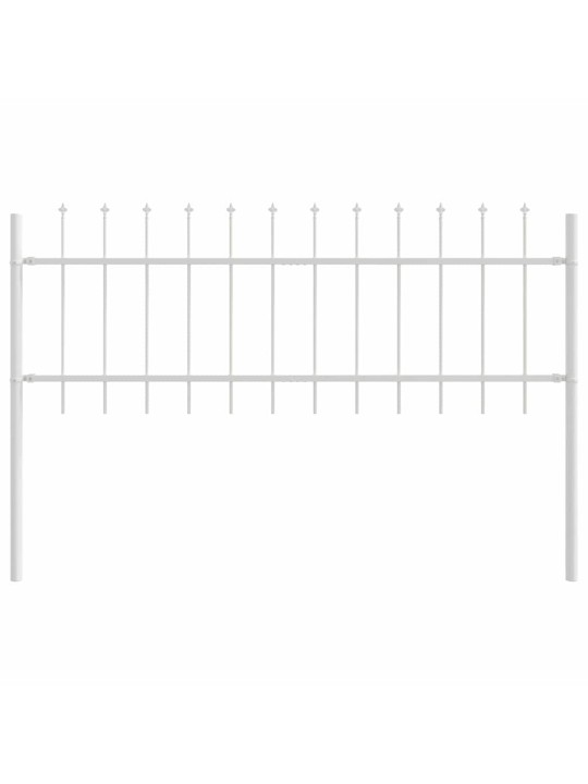 aiapaneel valge 6.8 x 0.6 m pulbervärvitud teras