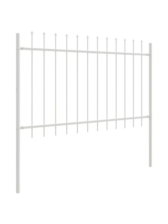 aiapaneel valge 6.8 x 1 m pulbervärvitud teras
