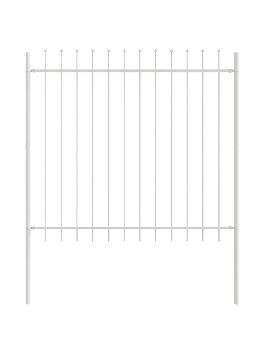 aiapaneel valge 6.8 x 1.5 m pulbervärvitud teras