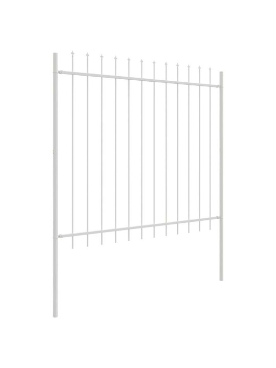 aiapaneel valge 6.8 x 1.5 m pulbervärvitud teras