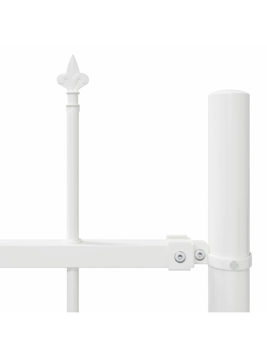 aiapaneel valge 8.5 x 1.2 m pulbervärvitud teras