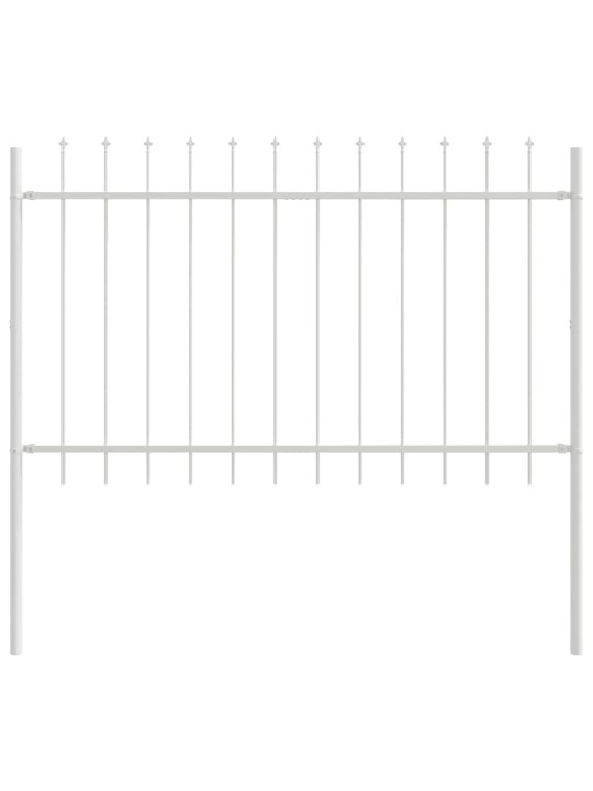 aiapaneel valge 8.5 x 1.2 m pulbervärvitud teras