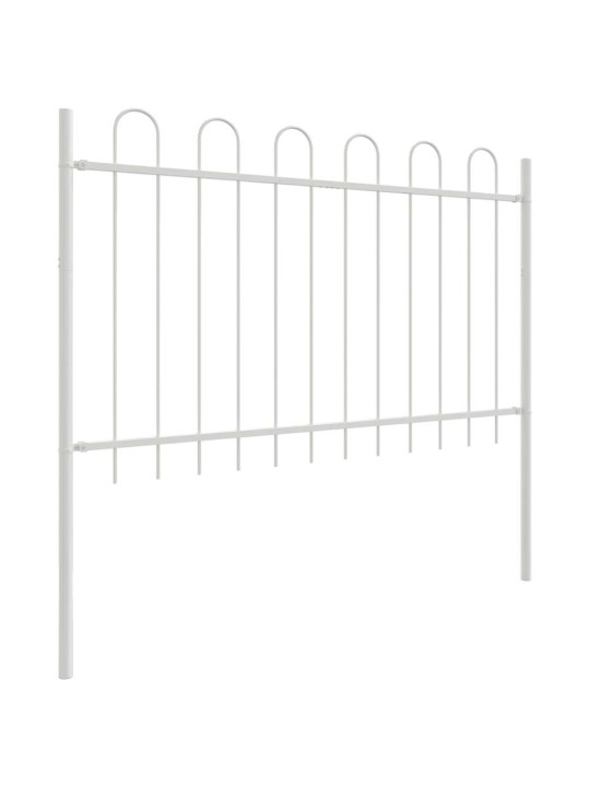 aiapaneel valge 13.6 x 1 m pulbervärvitud teras