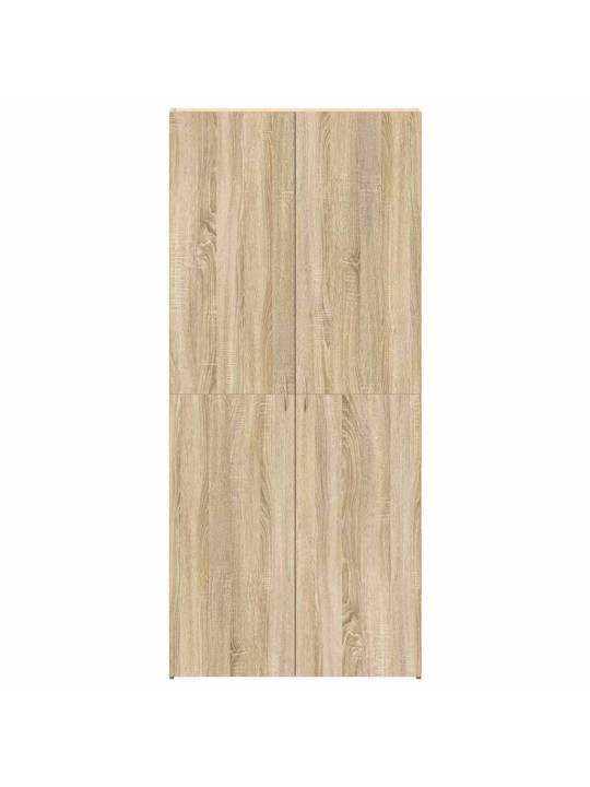 Kinga kapp riiuliga uksega pruun 80 x 35.5 x 180 cm tehispuit