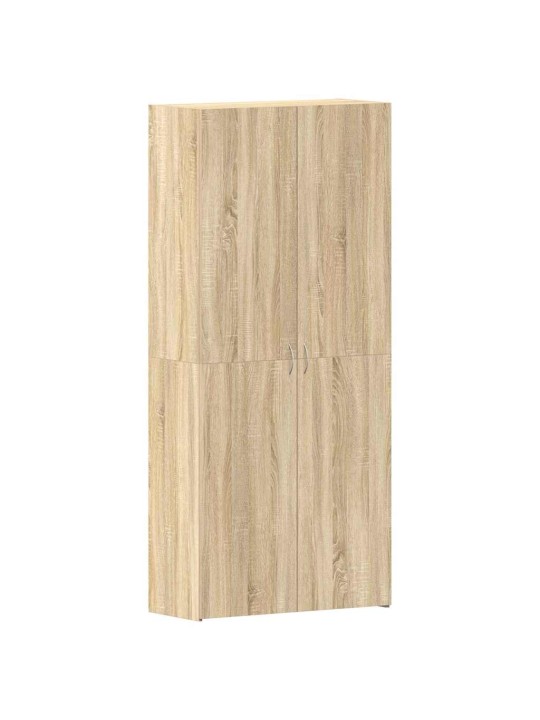 Kinga kapp riiuliga uksega pruun 80 x 35.5 x 180 cm tehispuit