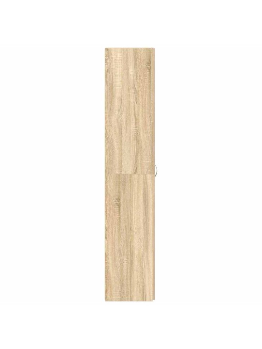Kinga kapp riiuliga uksega pruun 80 x 35.5 x 180 cm tehispuit