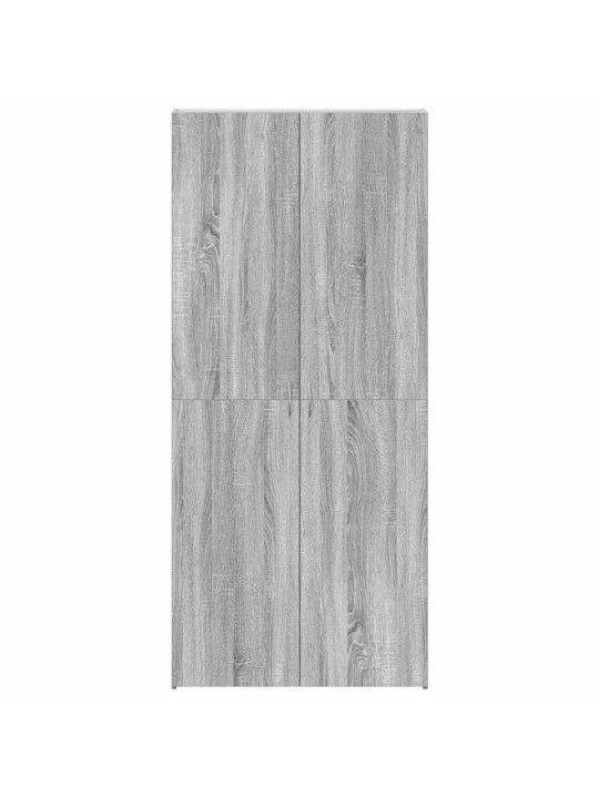 Kinga kapp riiuliga uksega hall 80 x 35.5 x 180 cm tehispuit