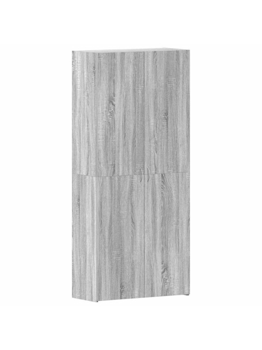 Kinga kapp riiuliga uksega hall 80 x 35.5 x 180 cm tehispuit
