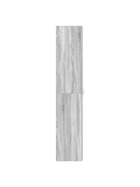 Kinga kapp riiuliga uksega hall 80 x 35.5 x 180 cm tehispuit