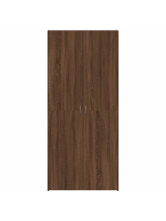 Kinga kapp riiuliga uksega pruun 80 x 35.5 x 180 cm tehispuit