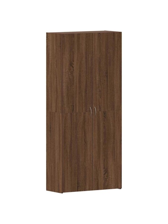 Kinga kapp riiuliga uksega pruun 80 x 35.5 x 180 cm tehispuit