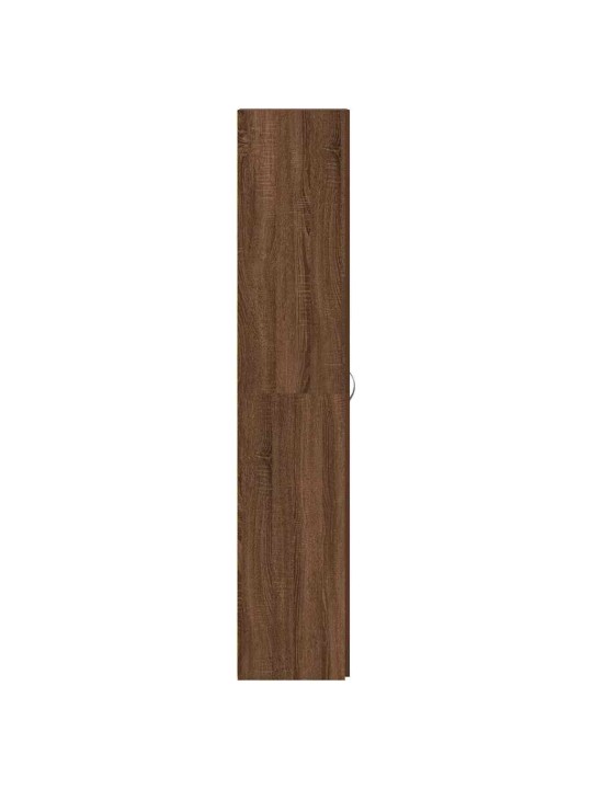 Kinga kapp riiuliga uksega pruun 80 x 35.5 x 180 cm tehispuit