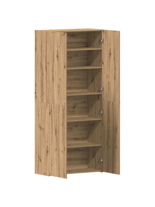 Kinga kapp riiuliga uksega pruun 80 x 35.5 x 180 cm tehispuit
