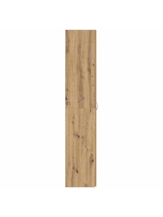 Kinga kapp riiuliga uksega pruun 80 x 35.5 x 180 cm tehispuit