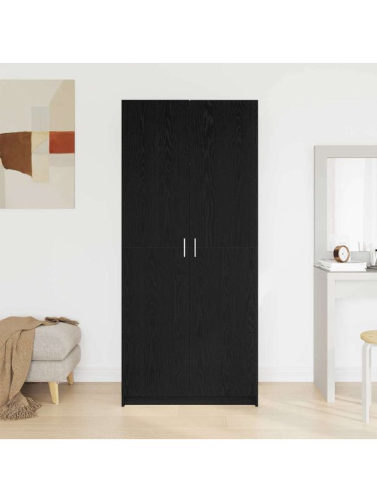 Kapp must raudne 80x51x180 cm tehispuit