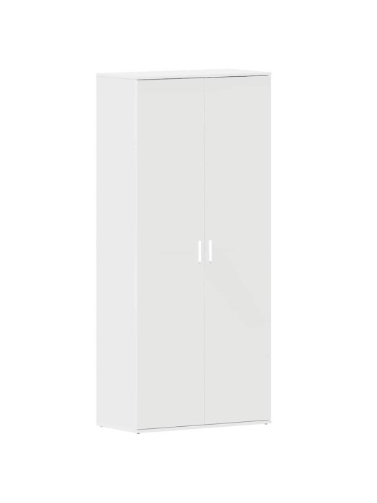 Kinga kapp uksega valge 80 x 39 x 180 cm tehispuit