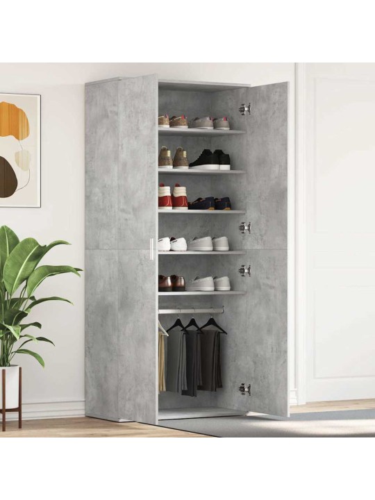 Kinga kapp uksega hall 80 x 39 x 180 cm tehispuit