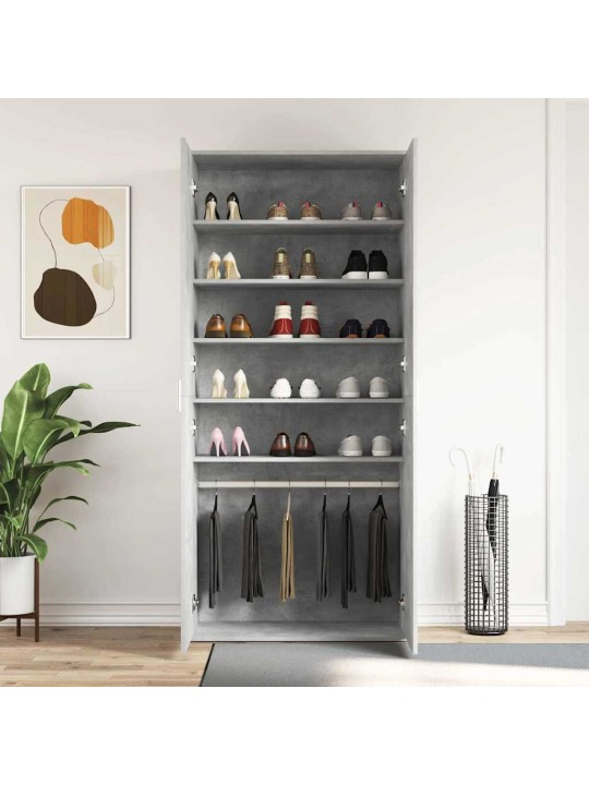 Kinga kapp uksega hall 80 x 39 x 180 cm tehispuit