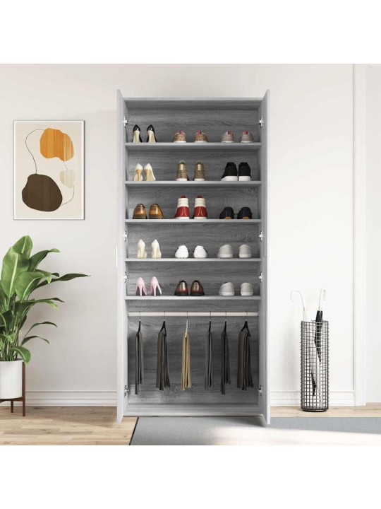 Kinga kapp uksega hall 80 x 39 x 180 cm tehispuit