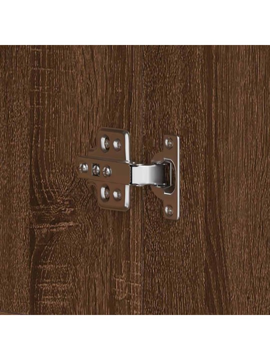 Kinga kapp uksega pruun 80 x 39 x 180 cm tehispuit