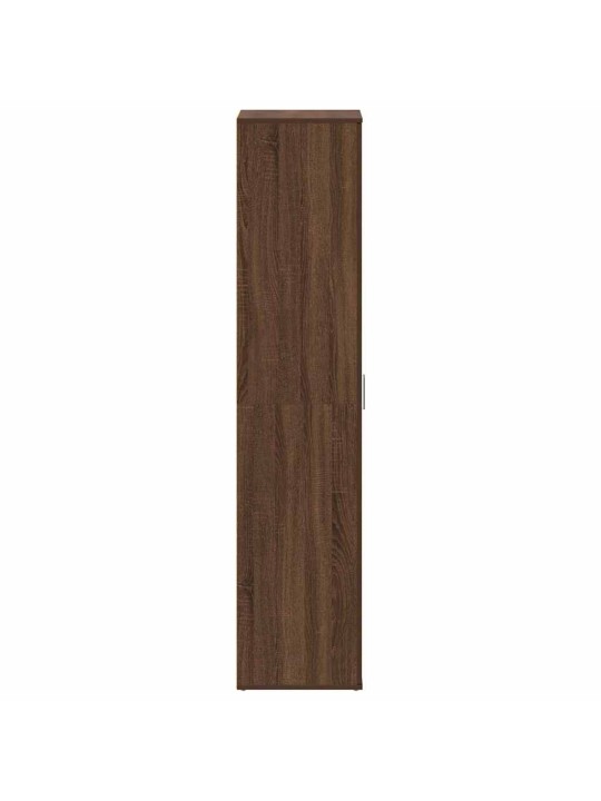 Kinga kapp uksega pruun 80 x 39 x 180 cm tehispuit
