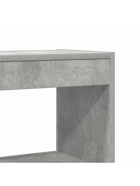 Raamatukaap/toasein, hall betoon, 80x30x198 cm
