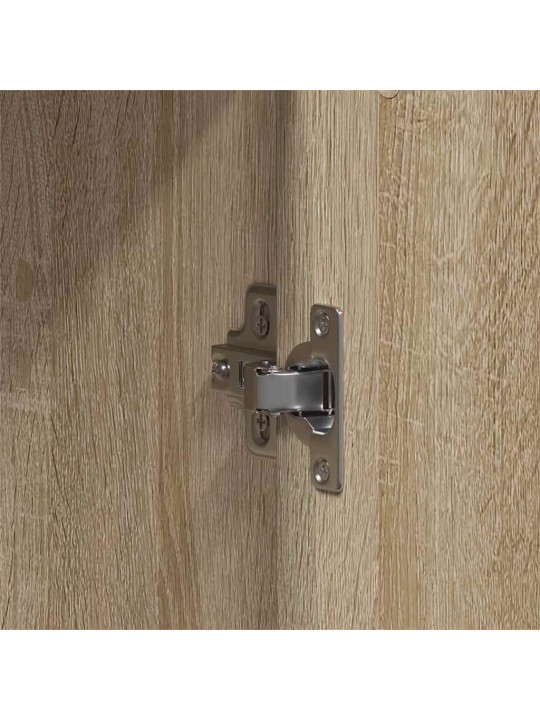 Garderoobikapp riiuliga sonoma tamm 55 x 25 x 189 cm tehispuit