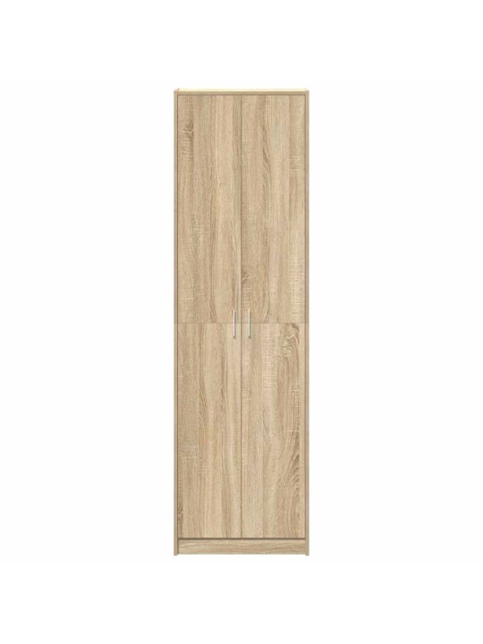 Garderoobikapp riiuliga sonoma tamm 55 x 25 x 189 cm tehispuit