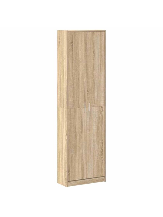 Garderoobikapp riiuliga sonoma tamm 55 x 25 x 189 cm tehispuit