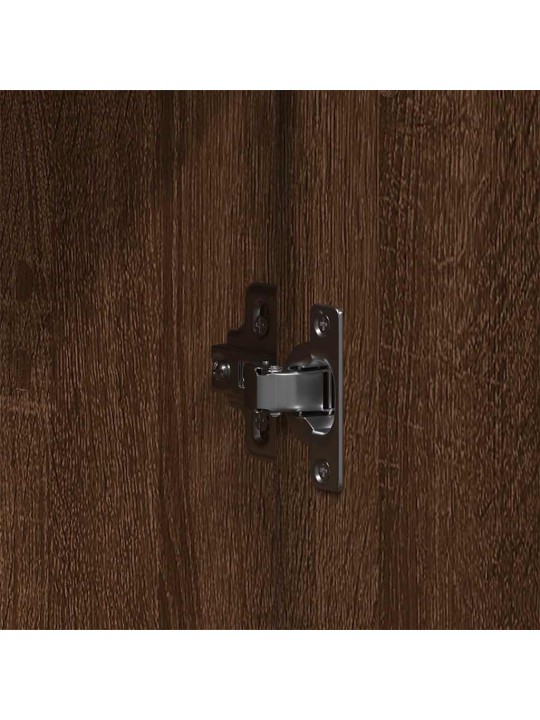 Garderoobikapp riiuliga pruun tamm 55 x 25 x 189 cm tehispuit