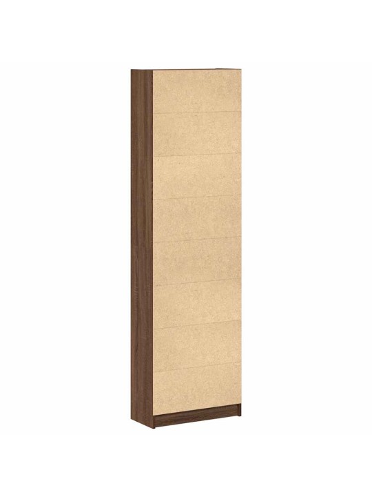Garderoobikapp riiuliga pruun tamm 55 x 25 x 189 cm tehispuit
