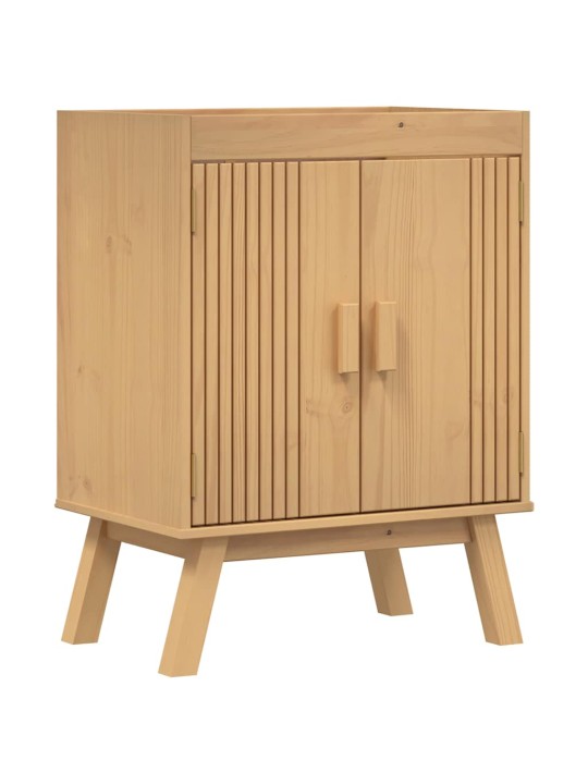 Vannitoa mööblikomplekt sahtliga 2 tk pruun 114 x 43 x 73.5 cm
