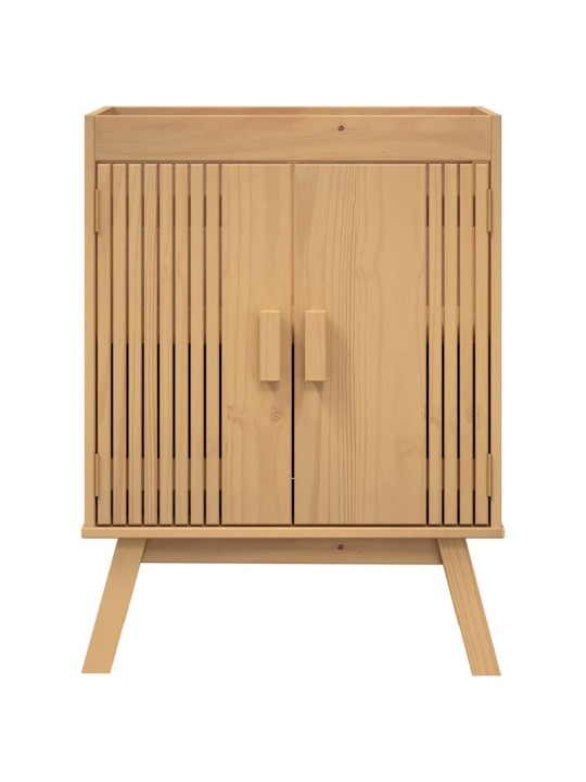 Vannitoa mööblikomplekt sahtliga 2 tk pruun 114 x 43 x 73.5 cm