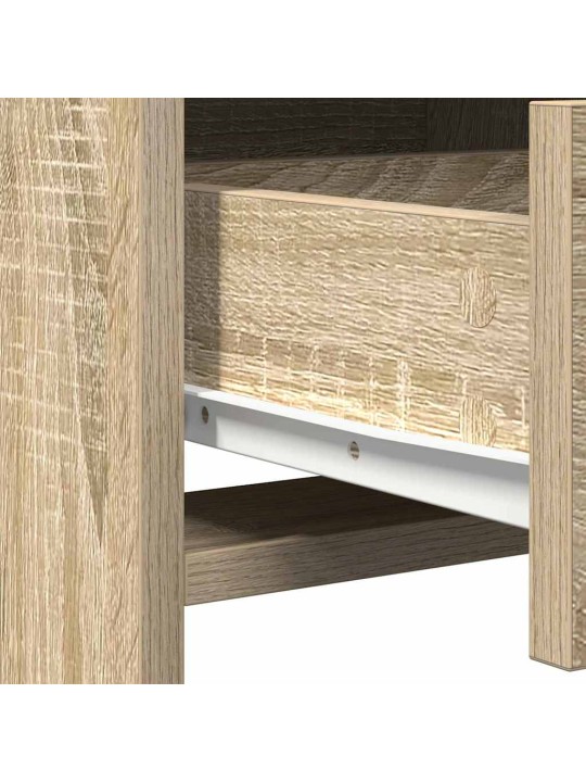 Tualettlaud sahtliga 2 tk pruun 40 x 41 x 75 cm tehispuit