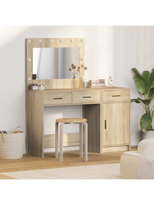 Tualettlaud sahtliga 2 tk pruun 40 x 41 x 75 cm tehispuit